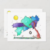 Big Fun op de Bayou Aankondigingskaart (Voorkant / Achterkant)