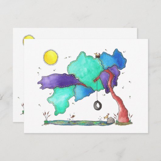 Big Fun op de Bayou Aankondigingskaart (Voorkant / Achterkant)