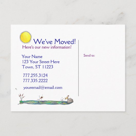 Big Fun op de Bayou Aankondigingskaart (Achterkant)