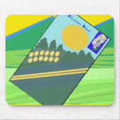 Big Funny Eggs Crossing the Road Muismat (Voorkant)