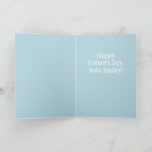 Big Funny Shaggy Dog Vaderdag Kaart voor papa (Binnen)