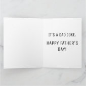 Big Funny Vaderdag "Dit is geen boor" woordspeling Kaart (Binnen)