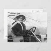 Big Fur Coat, begin jaren 1900 Briefkaart (Voorkant / Achterkant)