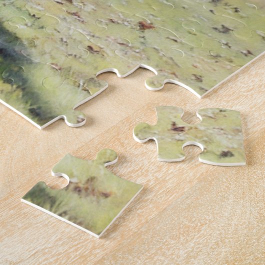 Big Fuzzy Llama Dierenpuzzel Legpuzzel (Zijkant)