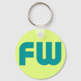 Big FW (nieuwe logo viswas) Sleutelhanger