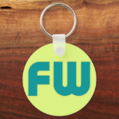 Big FW (nieuwe logo viswas) Sleutelhanger (Voorkant)