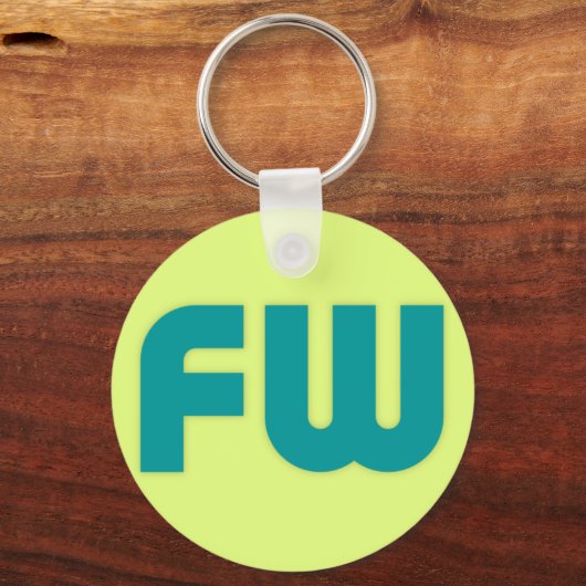 Big FW (nieuwe logo viswas) Sleutelhanger (Voorkant)