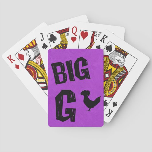 Big G Catty Cards Pokerkaarten (Achterkant)