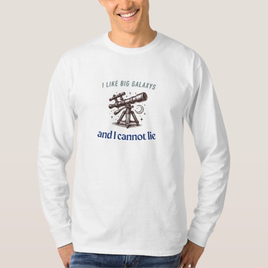 Big Galaxys Funny Space T-shirt (Voorkant)