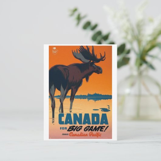 Big-game Briefkaart (Staand voorkant)
