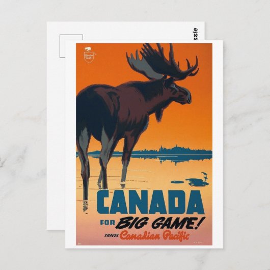 Big-game Briefkaart (Voorkant / Achterkant)