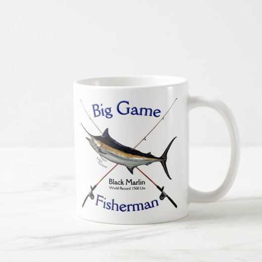 Big Game Fisherman Black Marlin Koffiemok (Rechts)