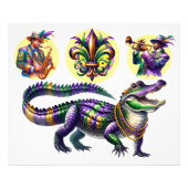 BIG GATOR FOTO AFDRUK (Voorkant)