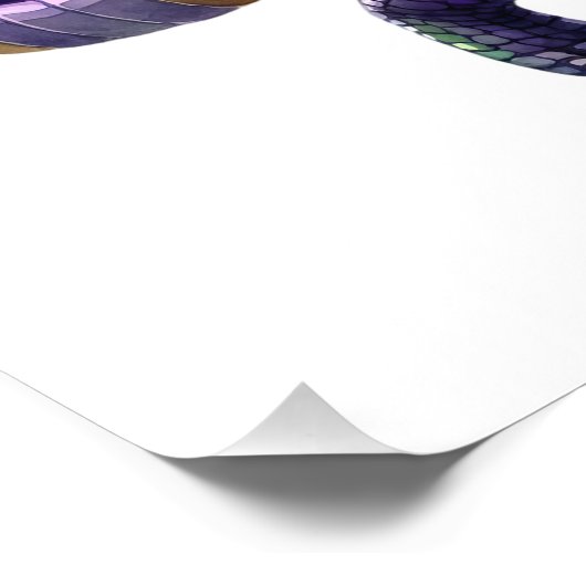 BIG GATOR FOTO AFDRUK (Hoek)