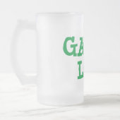 Big Gator Love Frosted Glass Beer Mok (Links)