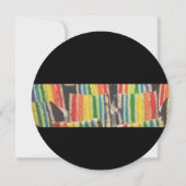 Big Gay Birthday Rainbow Cake Uitnodigen Kaart (Achterkant)