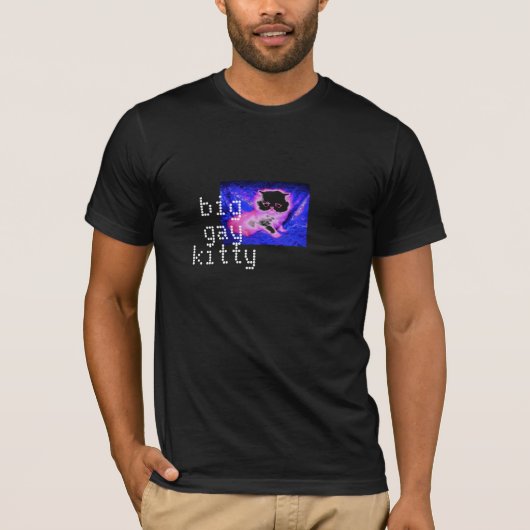 Big Gay Kat T-shirt (Voorkant)