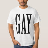 BIG GAY T-SHIRT (Voorkant)