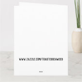 BIG GIANT WEDDING MARRIAGE CONGRATULALALATION CARD KAART (Achterkant)