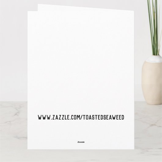 BIG GIANT WEDDING MARRIAGE CONGRATULALALATION CARD KAART (Achterkant)