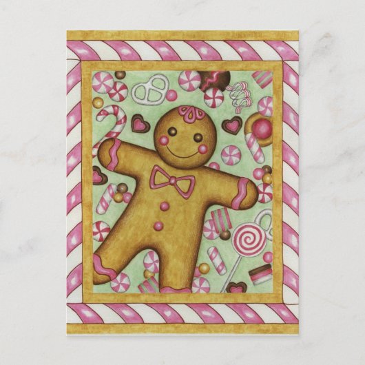 Big Gingerbread Briefkaart (Voorkant)