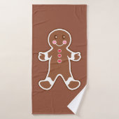 Big Gingerbread Cookie Badhanddoek (Badhanddoek)