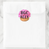 Big Girl Club Ally Ronde Sticker (Tas)