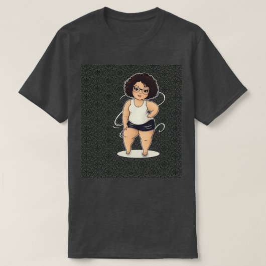 Big Girl Nutritional Facts T-shirt (Design voorkant)