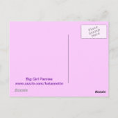 Big girl Panties Chihuahua Card Briefkaart (Achterkant)