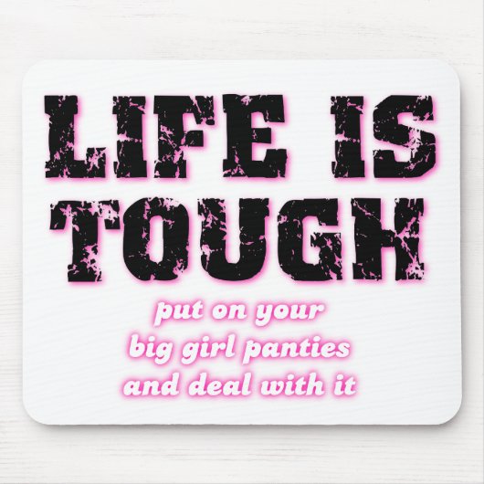 Big Girl Panties Funny Mousepad Muismat (Voorkant)