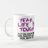 Big Girl Panties Funny Mug of Travel Mug Koffiemok (Links)