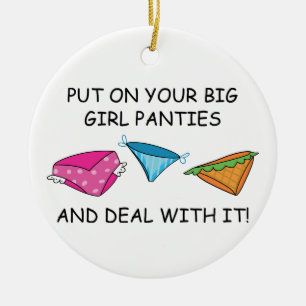 Big Girl Panties Keramisch Ornament