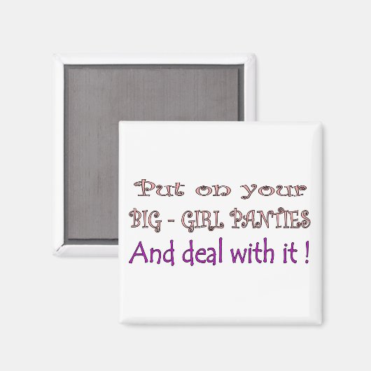 Big Girl Panties Magneet (Voorkant / Achterkant)