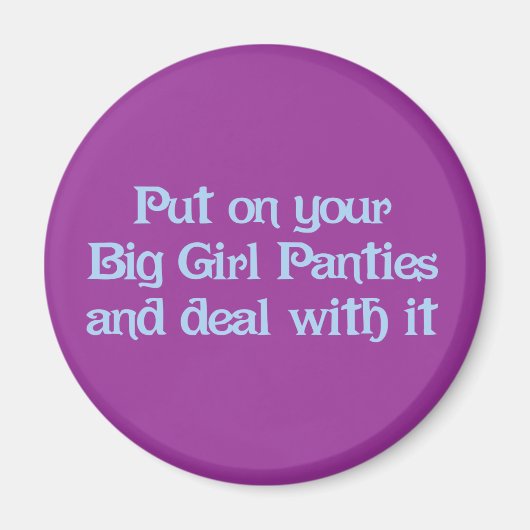 Big Girl Panties Magneet (Voorkant)