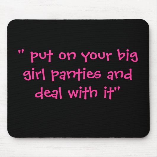 Big Girl Panties Muismat (Voorkant)