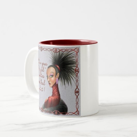 Big Girl Panties Tweekleurige Koffiemok (Voorkant links)