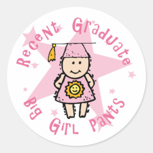 Big Girl Pants Ronde Sticker