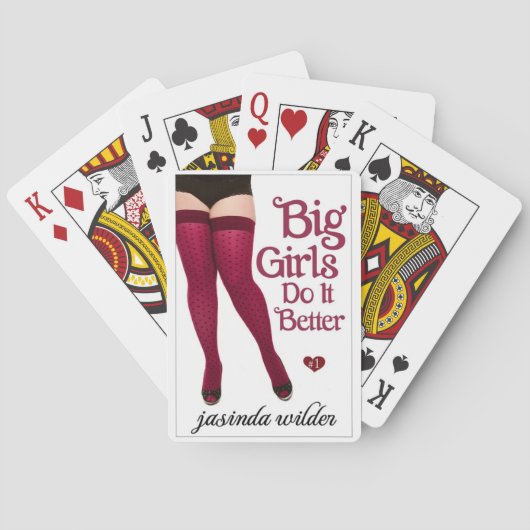Big Girls Do It Better-kaarten Speelkaarten (Achterkant)