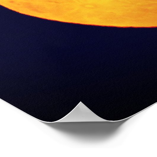 Big Golden Moon Poster (Hoek)