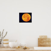 Big Golden Moon Poster (Keuken)