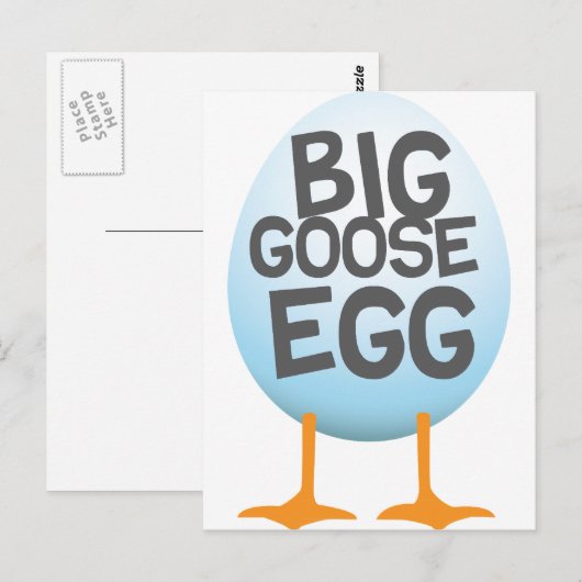 Big Goose Egg Games Briefkaart (Voorkant / Achterkant)