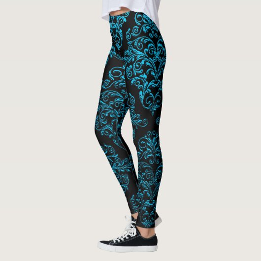 Big Gothic IV Damask Elegant Leggings (Links)