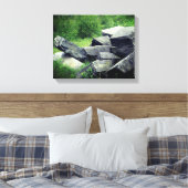 Big Granite Rocks Natuur Canvas Afdruk (Insitu (Slaapkamer))