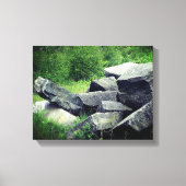 Big Granite Rocks Natuur Canvas Afdruk (Voorkant)