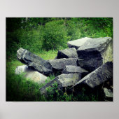 Big Granite Rocks Natuur Poster (Voorkant)