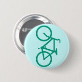 Big Green Bicycle Ronde Button 5,7 Cm (Voorkant /achterkant)