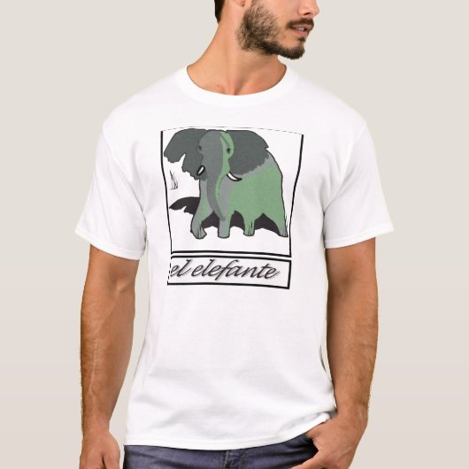 Big Green Elefante T-shirt (Voorkant)