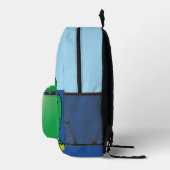 Big Green Frog Bedrukte Rugzak (Rechts)