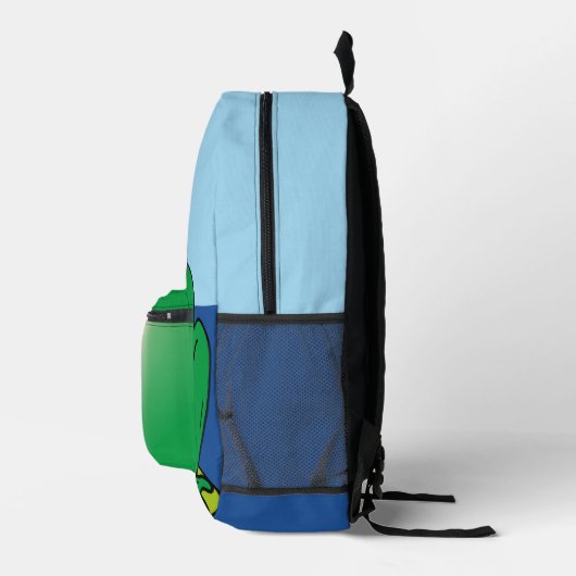 Big Green Frog Bedrukte Rugzak (Rechts)