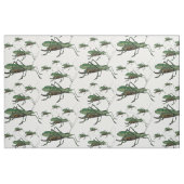 Big Green Grasshoppers  Engraving Stof (Fat Quarter)